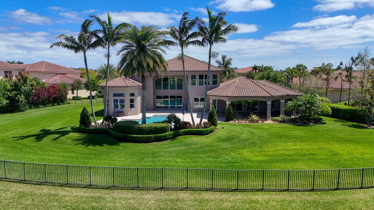 Aerial at 11135 Lynwood Palm Way, Palm Beach Gardens