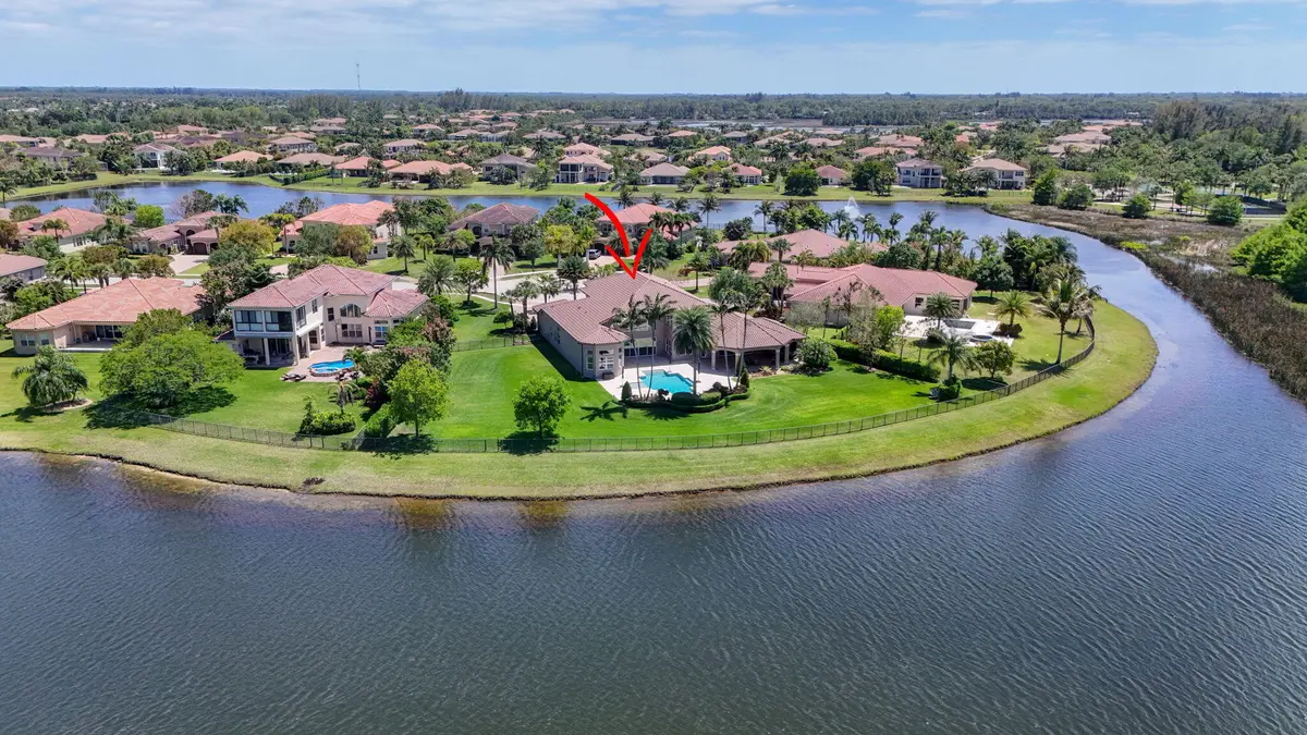 Aerial at 11135 Lynwood Palm Way, Palm Beach Gardens