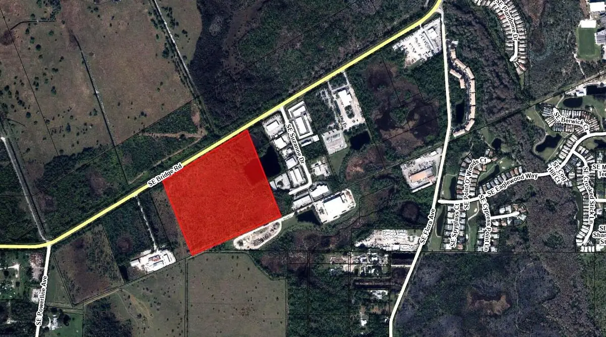 Parcel Outline at 7550 SE Bridge Road, Hobe Sound