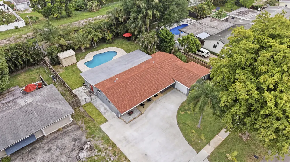 Aerial at 316 Riverdale Road, Palm Springs