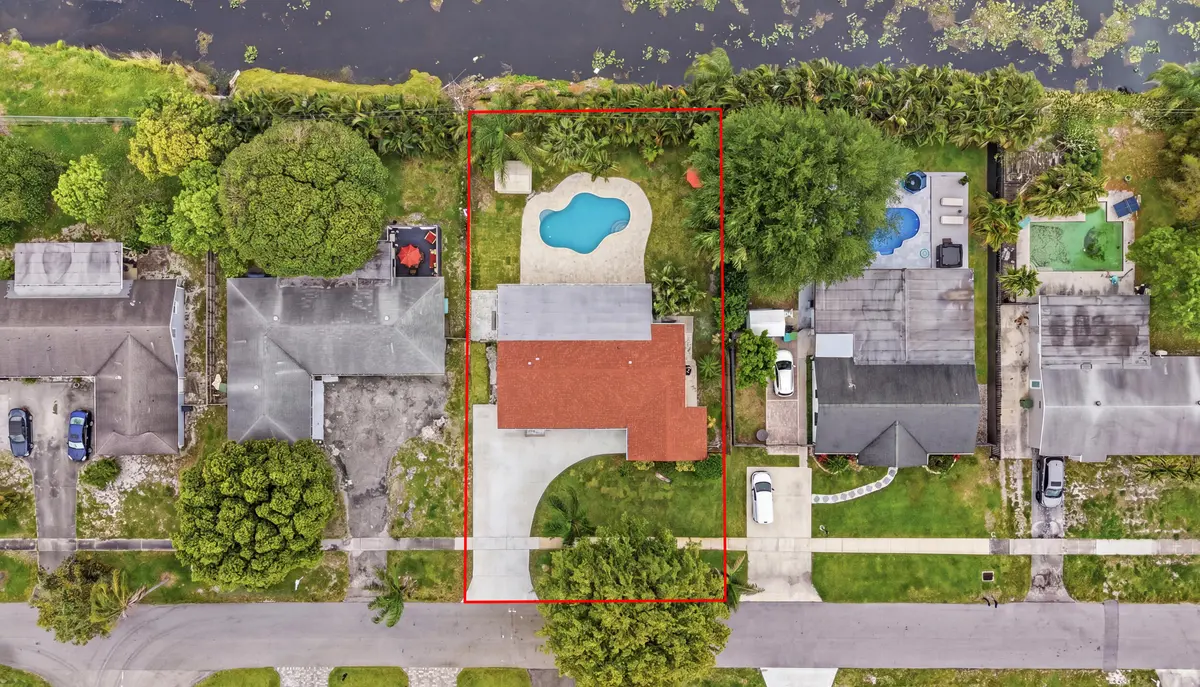 Aerial at 316 Riverdale Road, Palm Springs