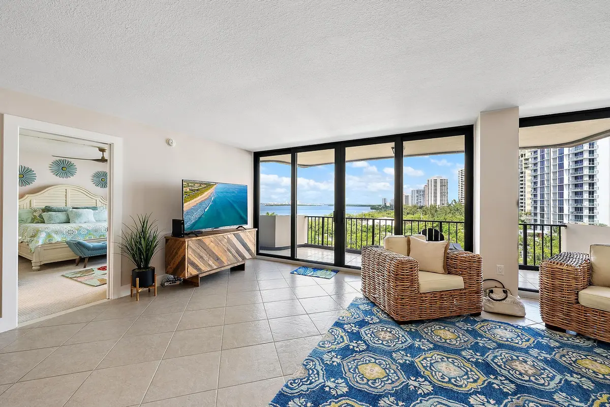 Living Room at 4200 N Ocean Drive 2-705, Singer Island