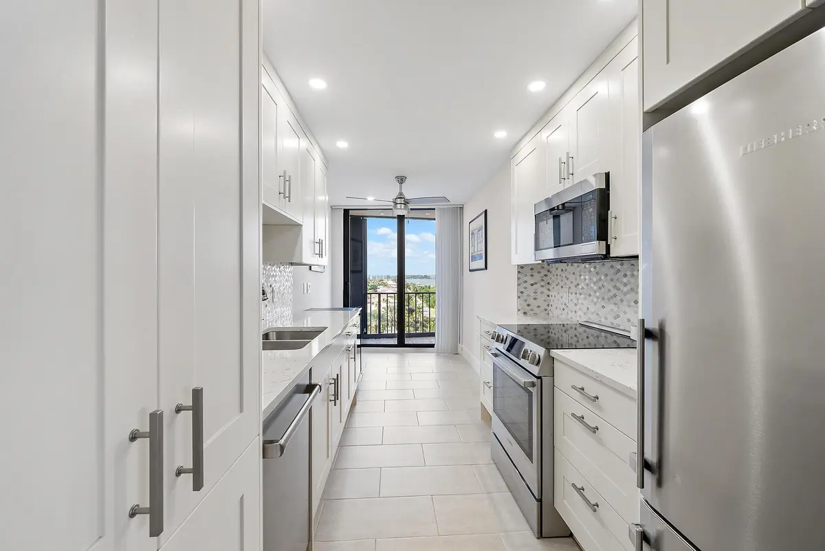 Kitchen at 4200 N Ocean Drive 2-705, Singer Island