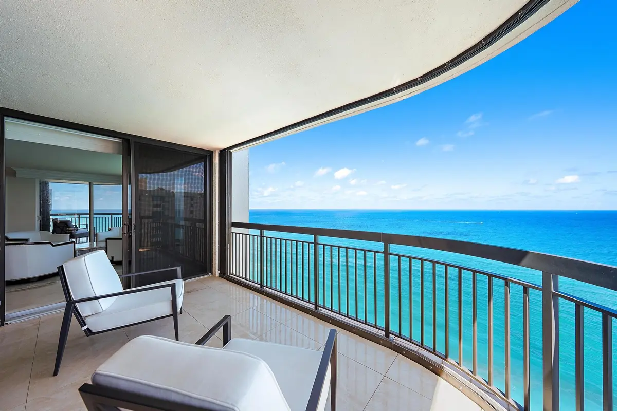 Main Balcony at 5380 N Ocean Drive 22i, Singer Island