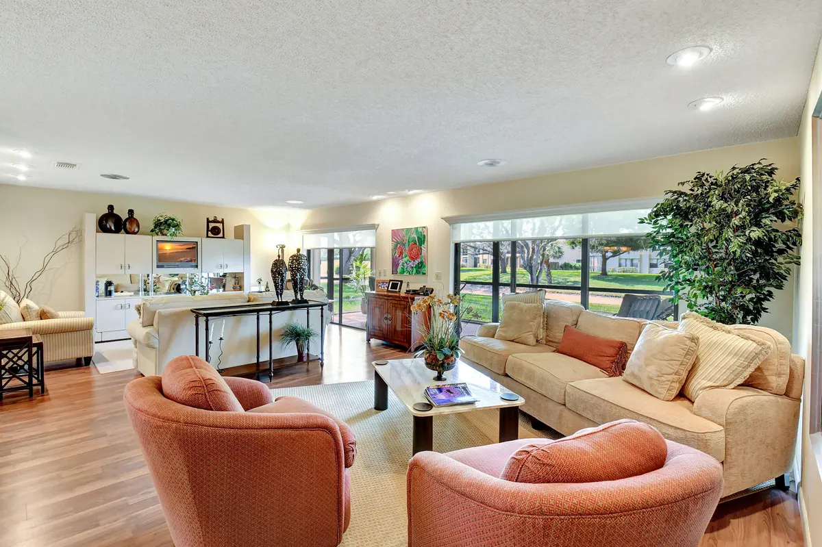 Living Room at 15 Stratford Drive A, Boynton Beach