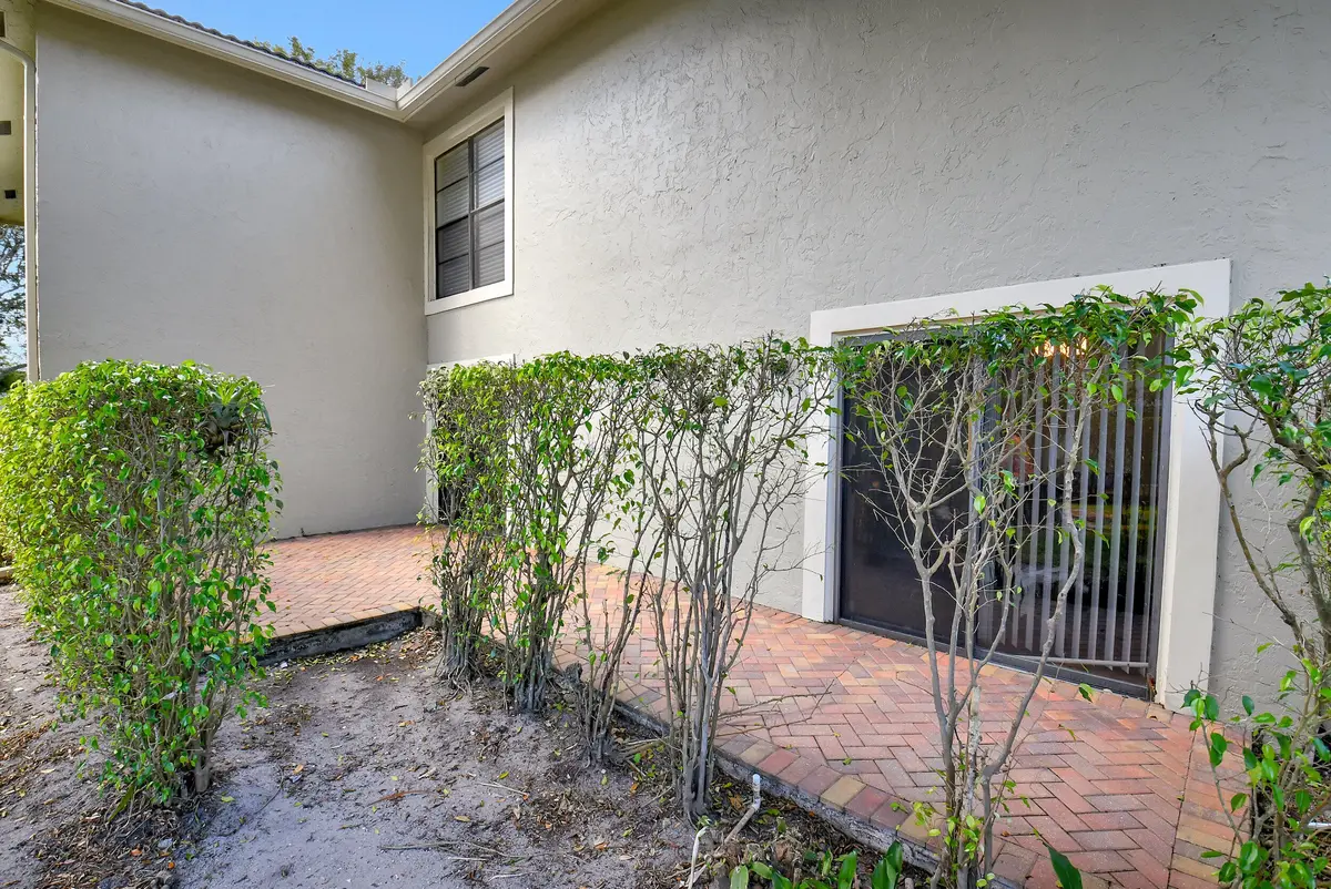 Side Patio at 15 Stratford Drive A, Boynton Beach
