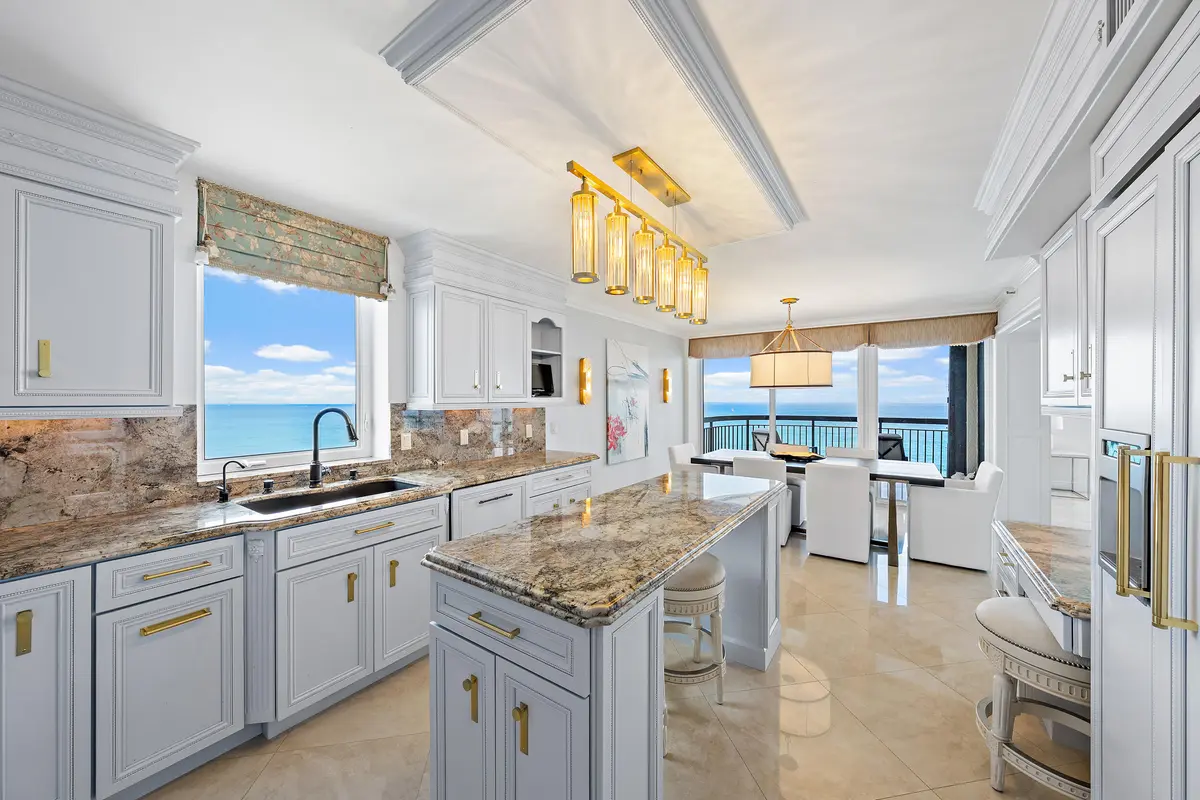 Kitchen at 5380 N Ocean Drive 22i, Singer Island