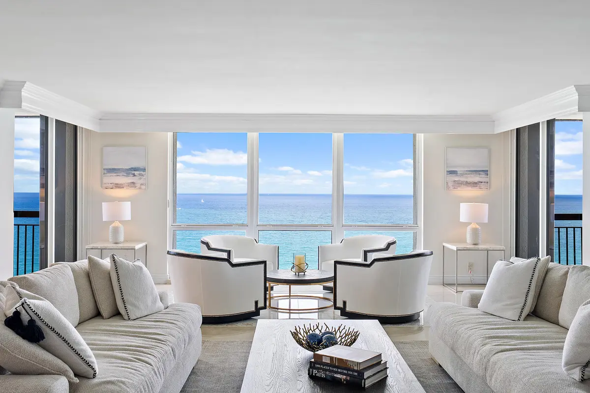 Main Living Space at 5380 N Ocean Drive 22i, Singer Island