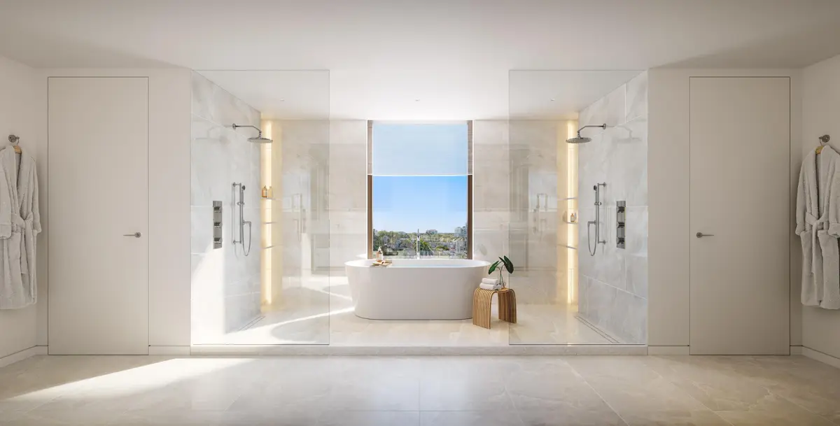 Primary Bathroom at 280 E Palmetto Park Road 31, Boca Raton