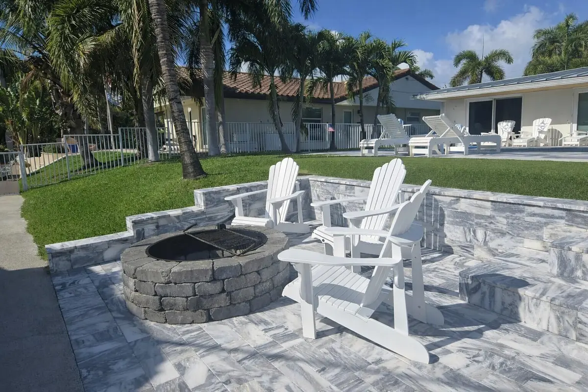Firepit at 3910 NE 26th Avenue, Lighthouse Point