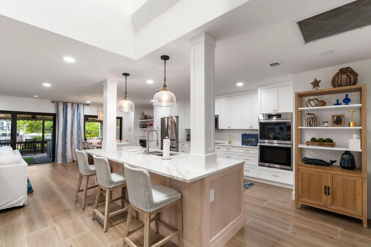 Kitchen Island at 5552 N Ocean Boulevard 1a, Ocean Ridge