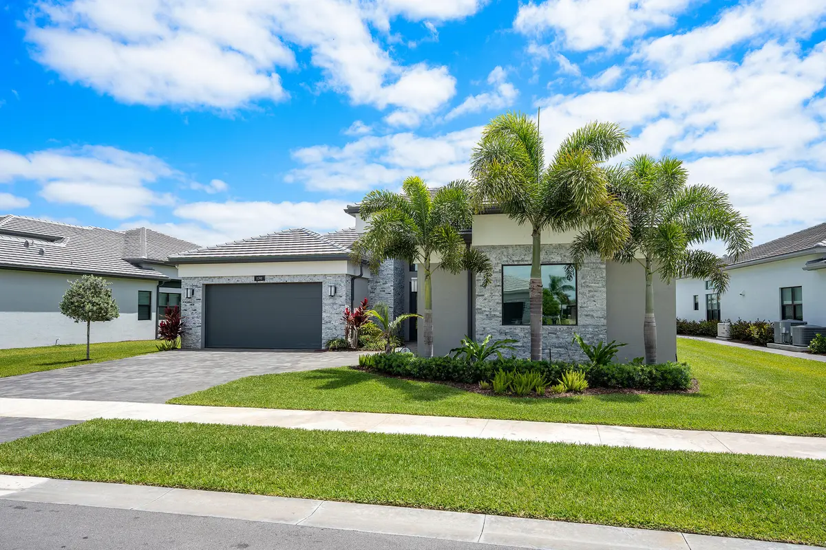 Lushly Landscaped Exterior at 11390 Cherry Canyon Court, Boynton Beach