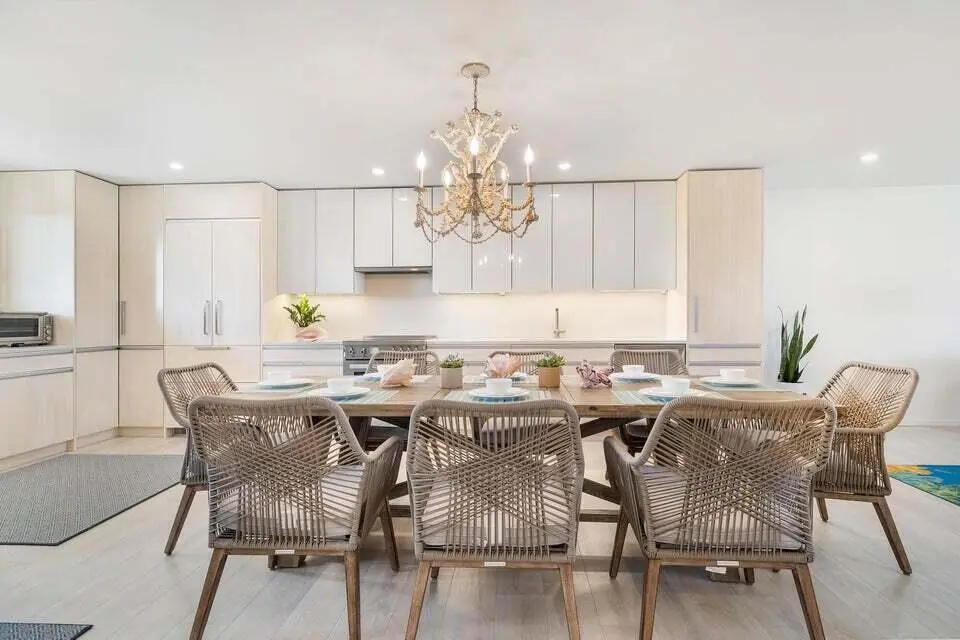 Island House Kitchen and Dining Room at 350 S Beach Road 305, Jupiter