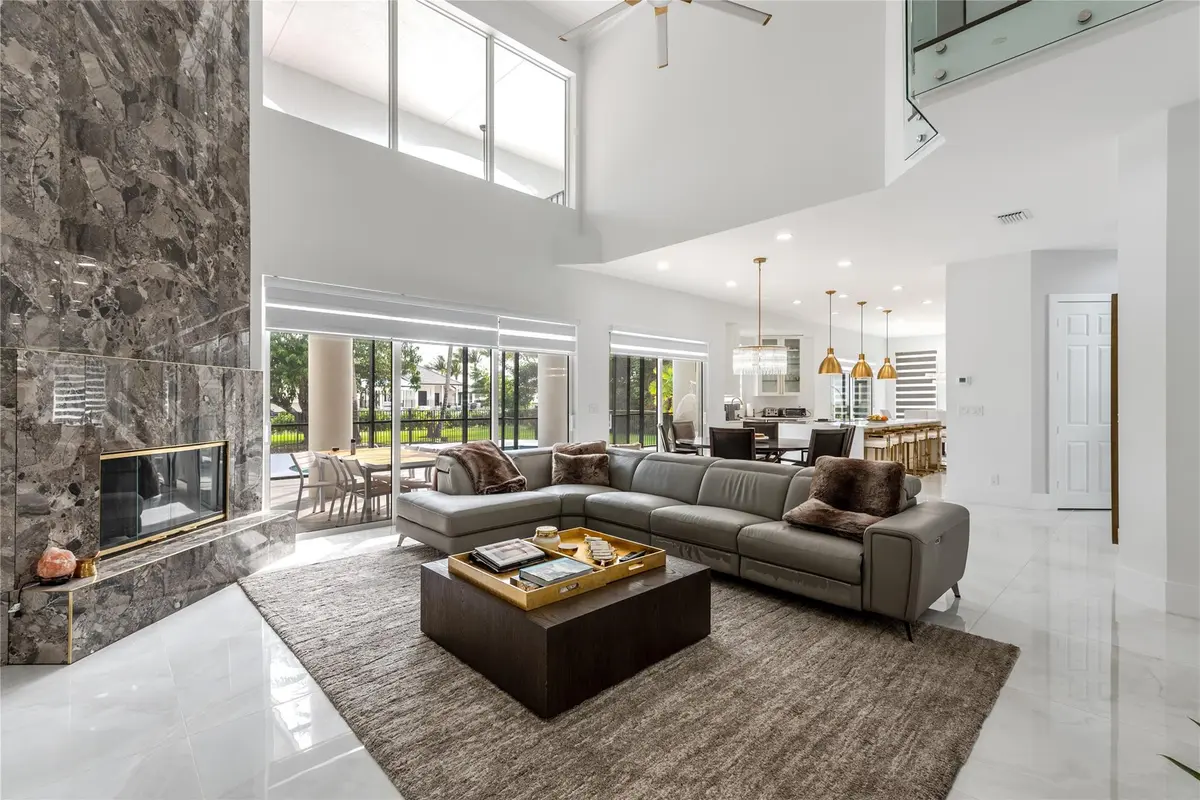 Family living with soaring ceilings at 2090 Windsock Way, Wellington