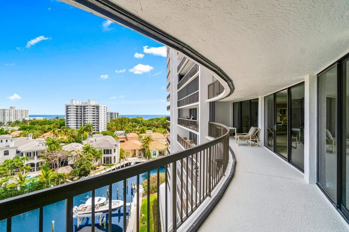 EXPANSIVE BALCONY at 4740 S Ocean Boulevard 903, Highland Beach