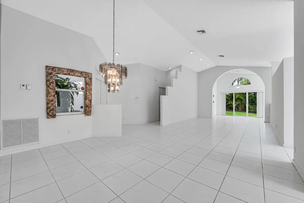 Living/Dining Are at 9758 Harbour Lake Circle, Boynton Beach