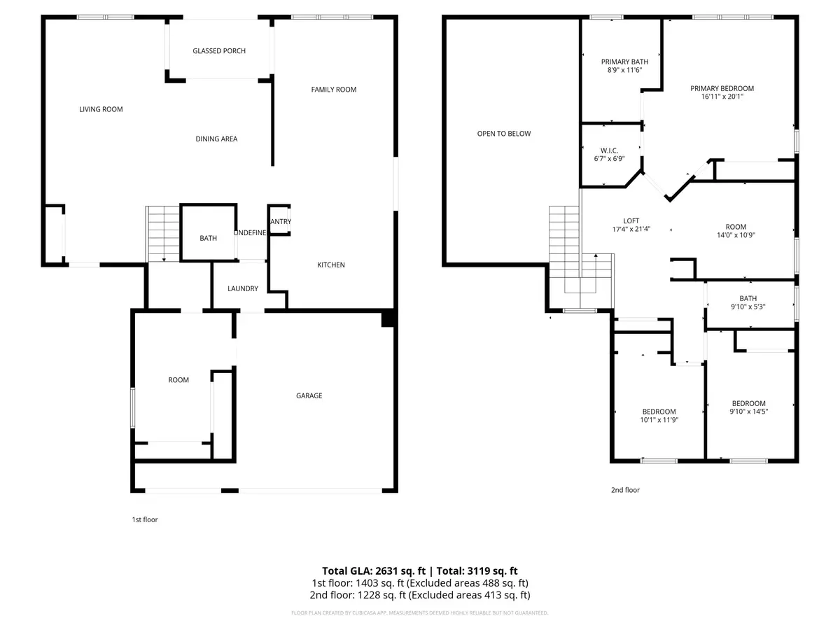 2D Floor Plan for 10310 Northwest 10th C at 10320 NW 10th Court, Plantation