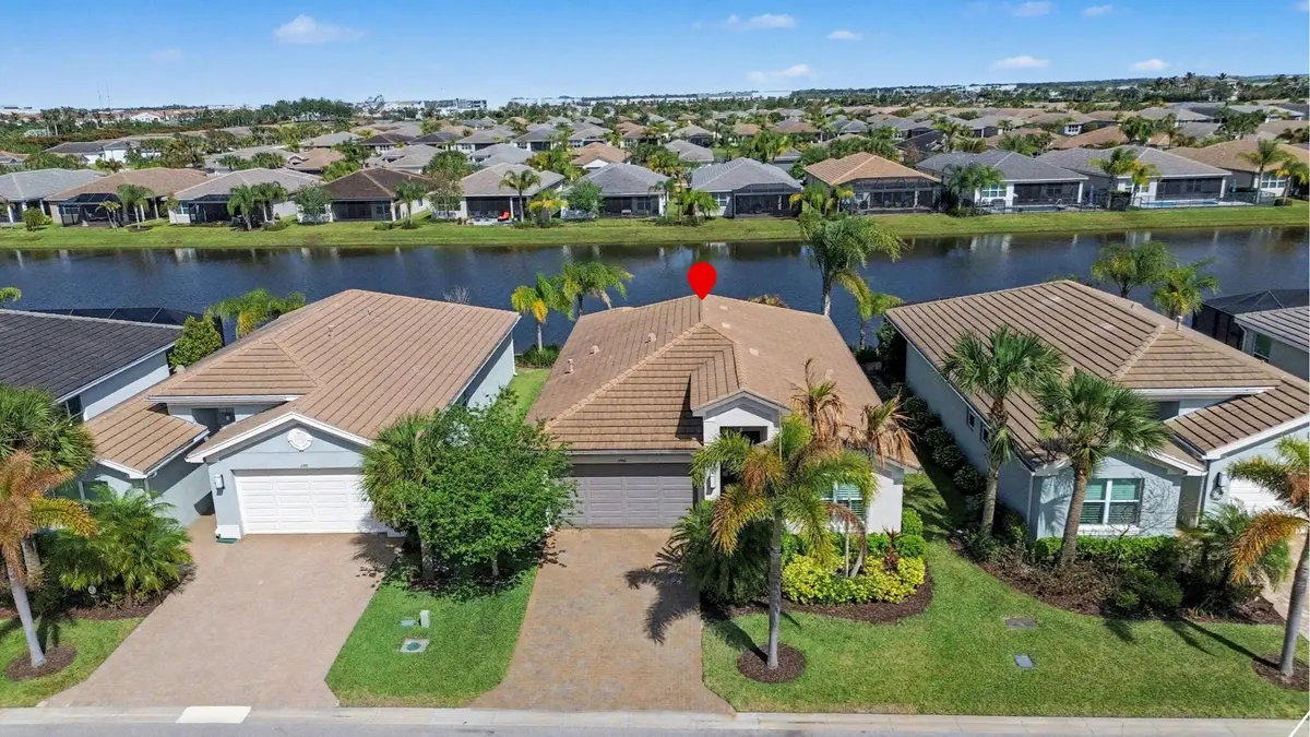 Aerial Front at 11965 SW Jasper Lake Way, Port St. Lucie