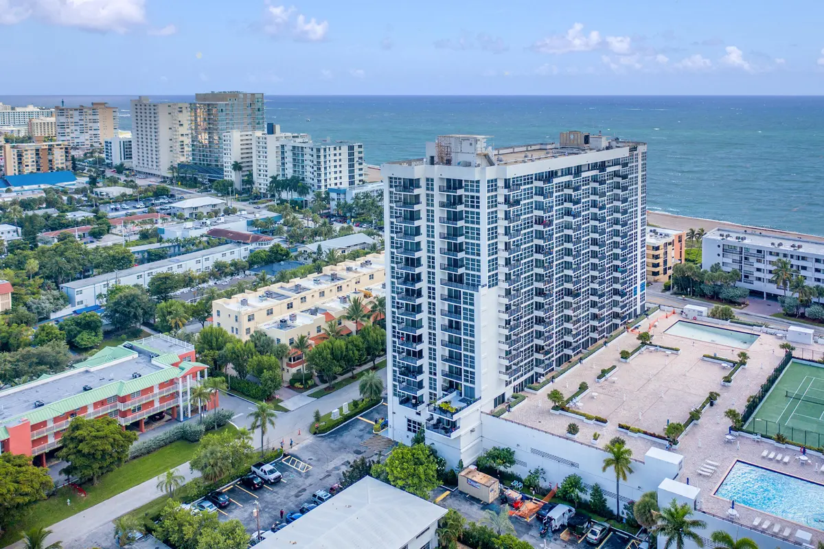 silver thatch aerial (2) at 531 N Ocean Boulevard 1811, Pompano Beach