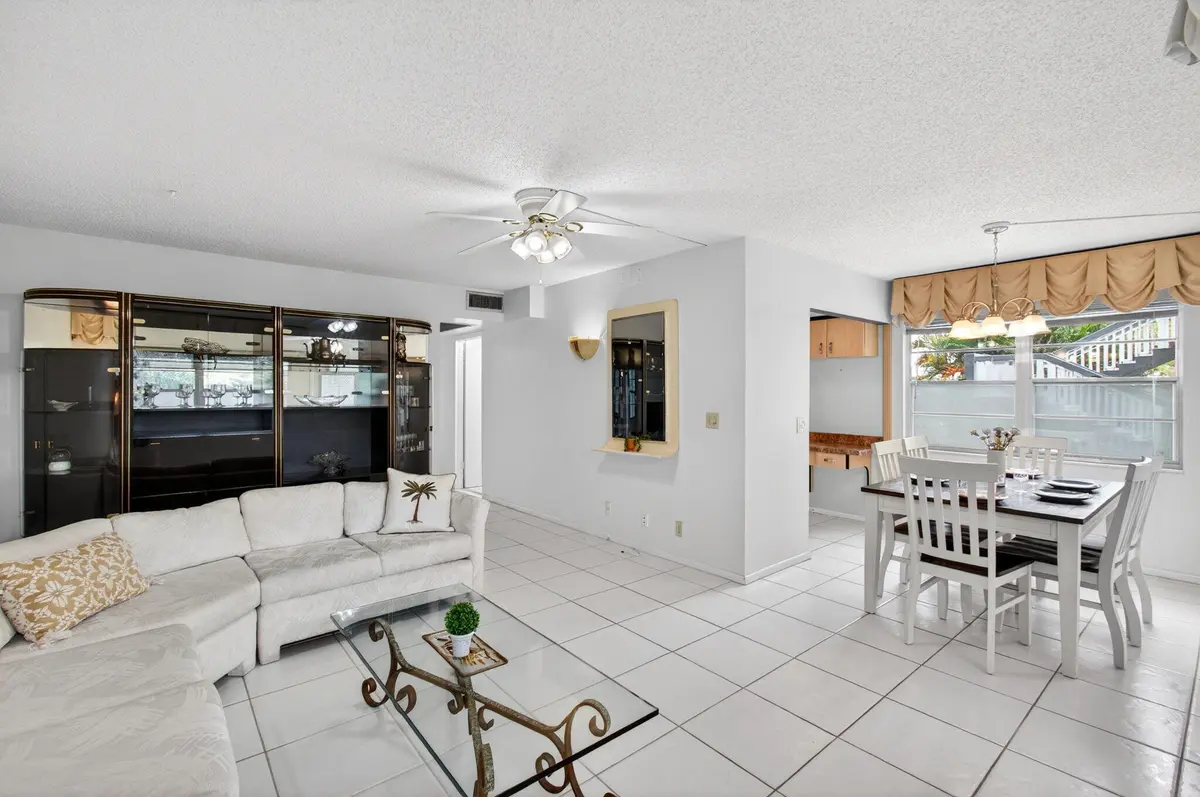 Living/Dining Room at 19 Suffolk A, Boca Raton