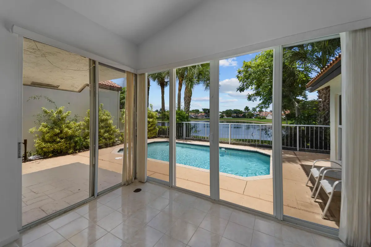 pool at 22586 Esplanada Drive, Boca Raton