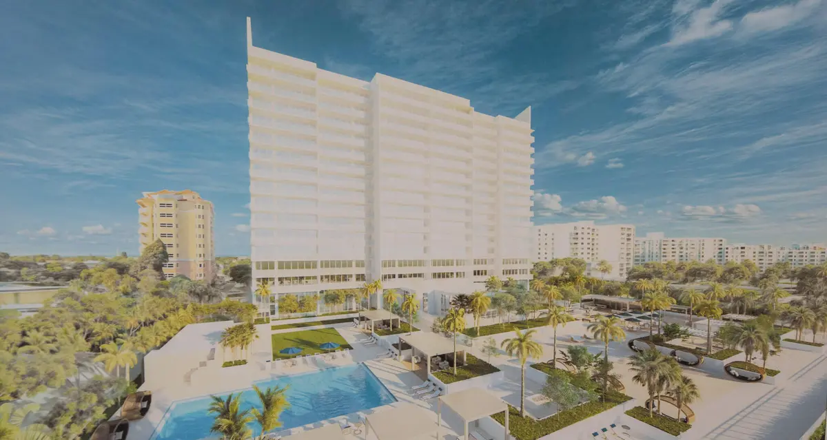11D Wittington pool area at 1390 S Ocean Boulevard 11d, Pompano Beach