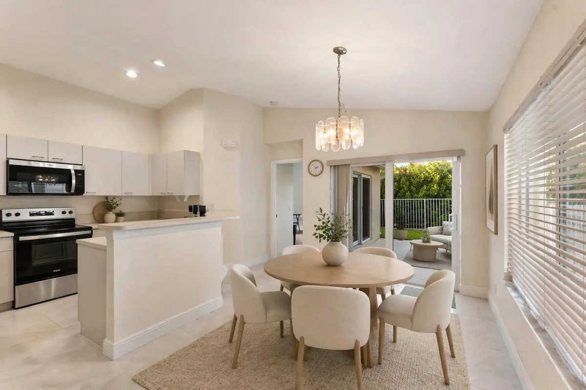 Staged Dining Area at 1353 Canary Island Drive, Weston