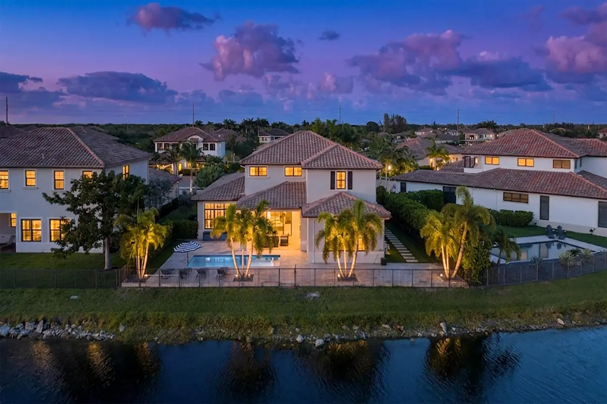 Aerial at 8701 Waterview Terrace, Parkland