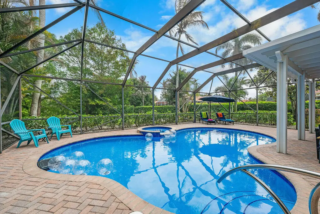 Pool at 9931 SE Osprey Pointe Drive, Hobe Sound