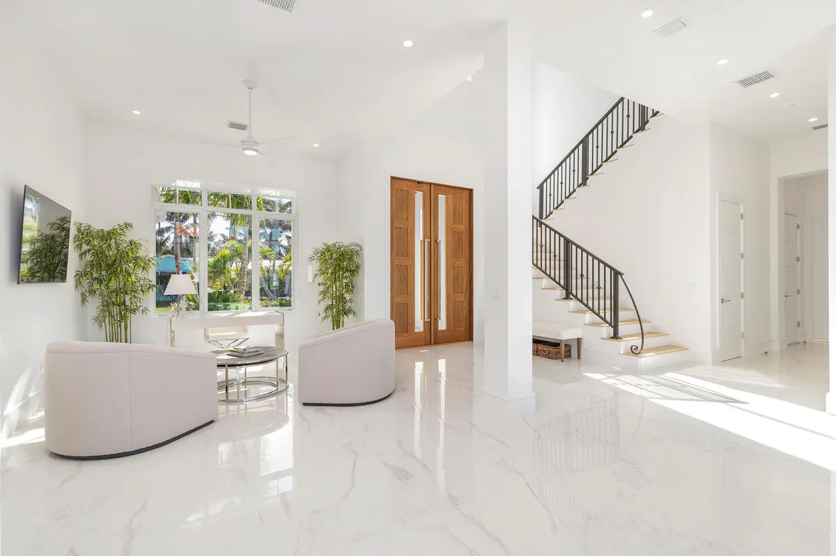 Study & Foyer at 1180 Bimini Lane, Singer Island