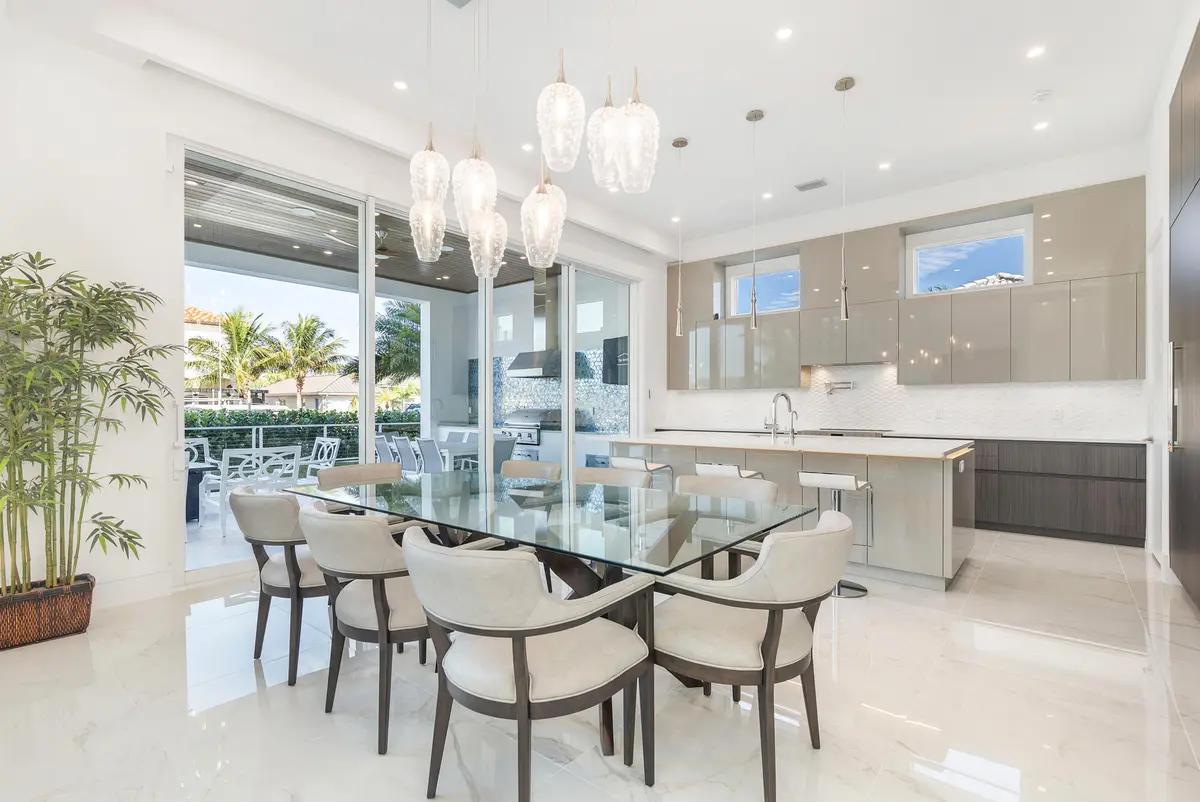Kitchen & Dining Area at 1180 Bimini Lane, Singer Island