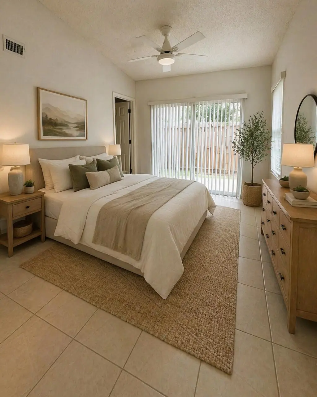 Virtually Staged Bedroom at 8889 SE Hobe Ridge Avenue, Hobe Sound