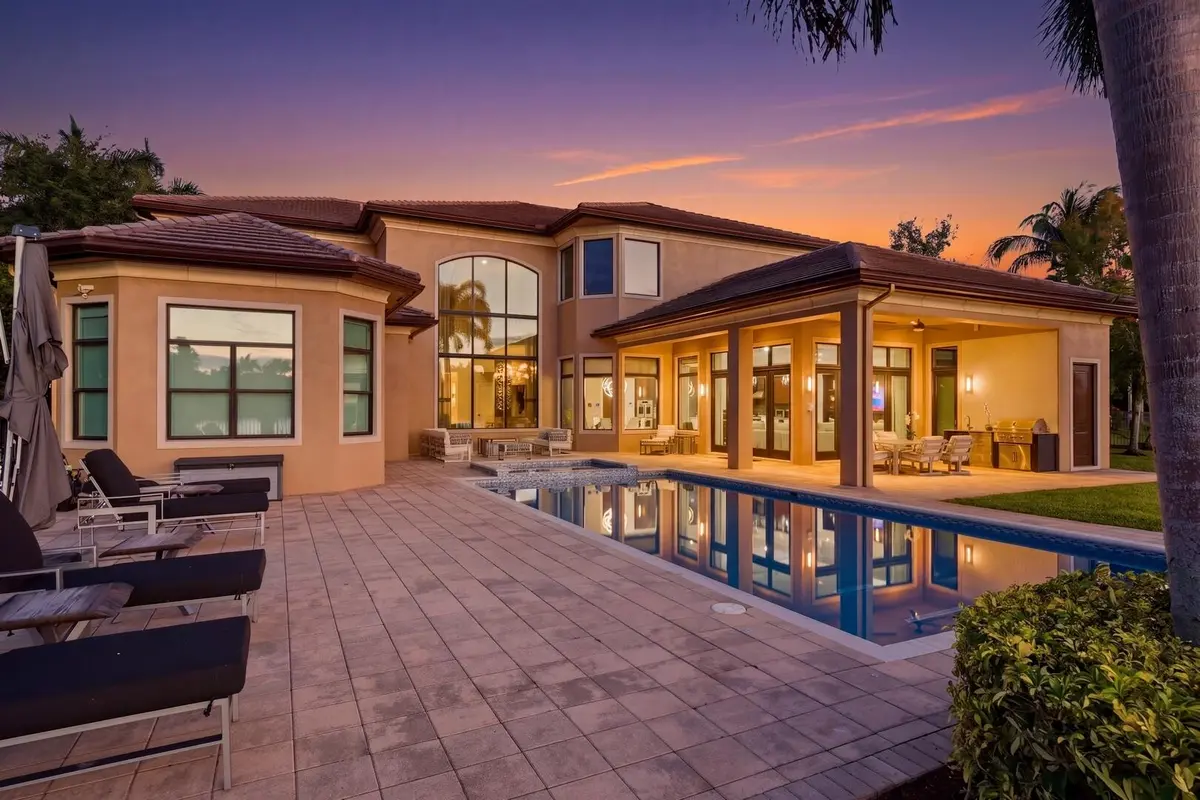 Back of Home at 16919 Crown Bridge Drive, Delray Beach