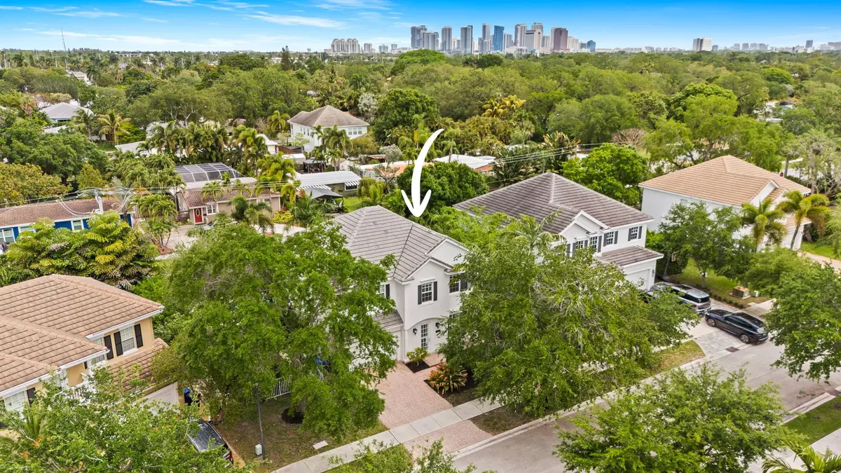la preserve aerial at 1421 SW 20th Court, Fort Lauderdale