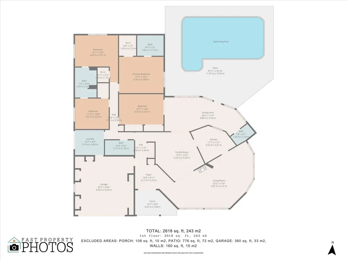 01-Floor Plan at 3051 NE 44th Street, Fort Lauderdale