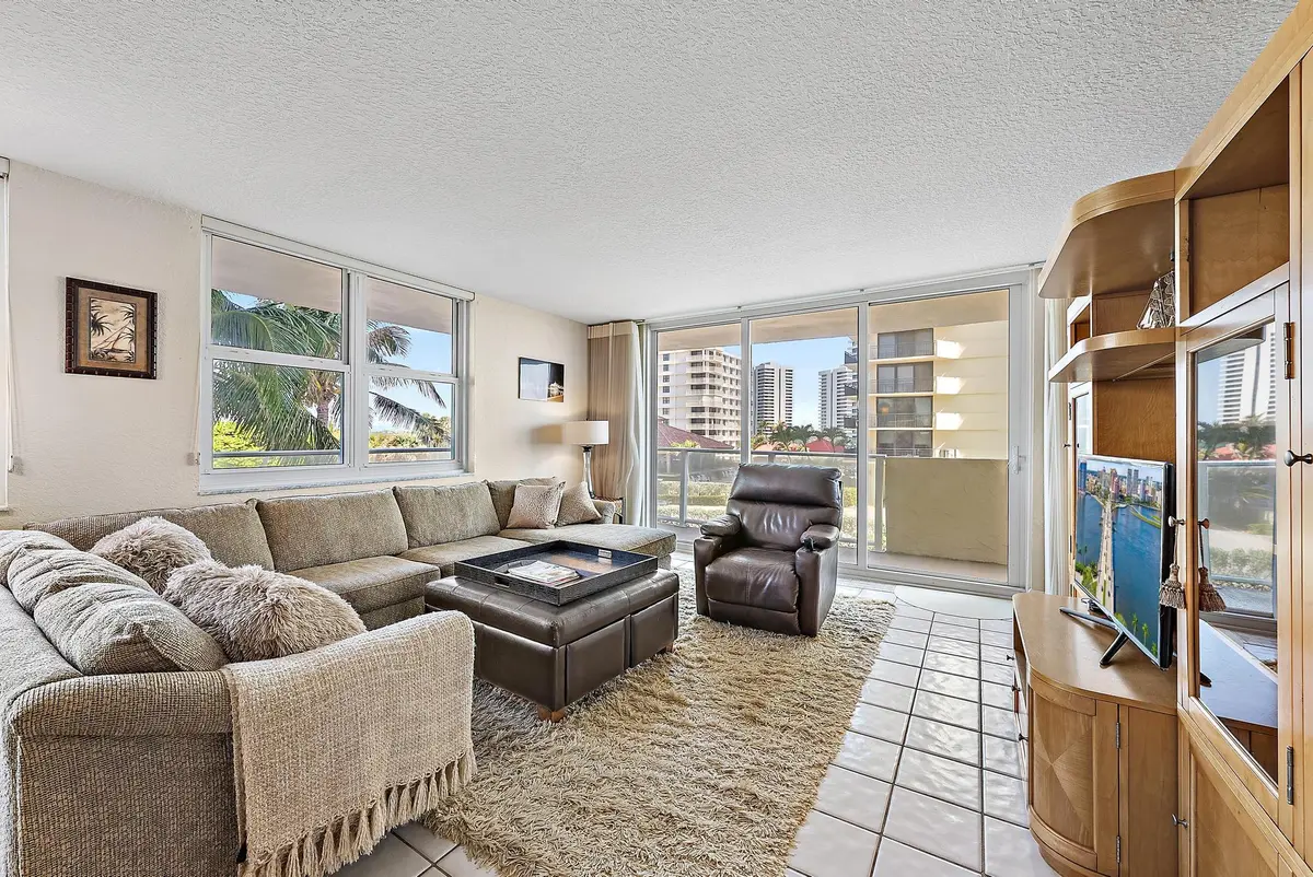 Living Room at 5440 N Ocean Drive 202, Riviera Beach