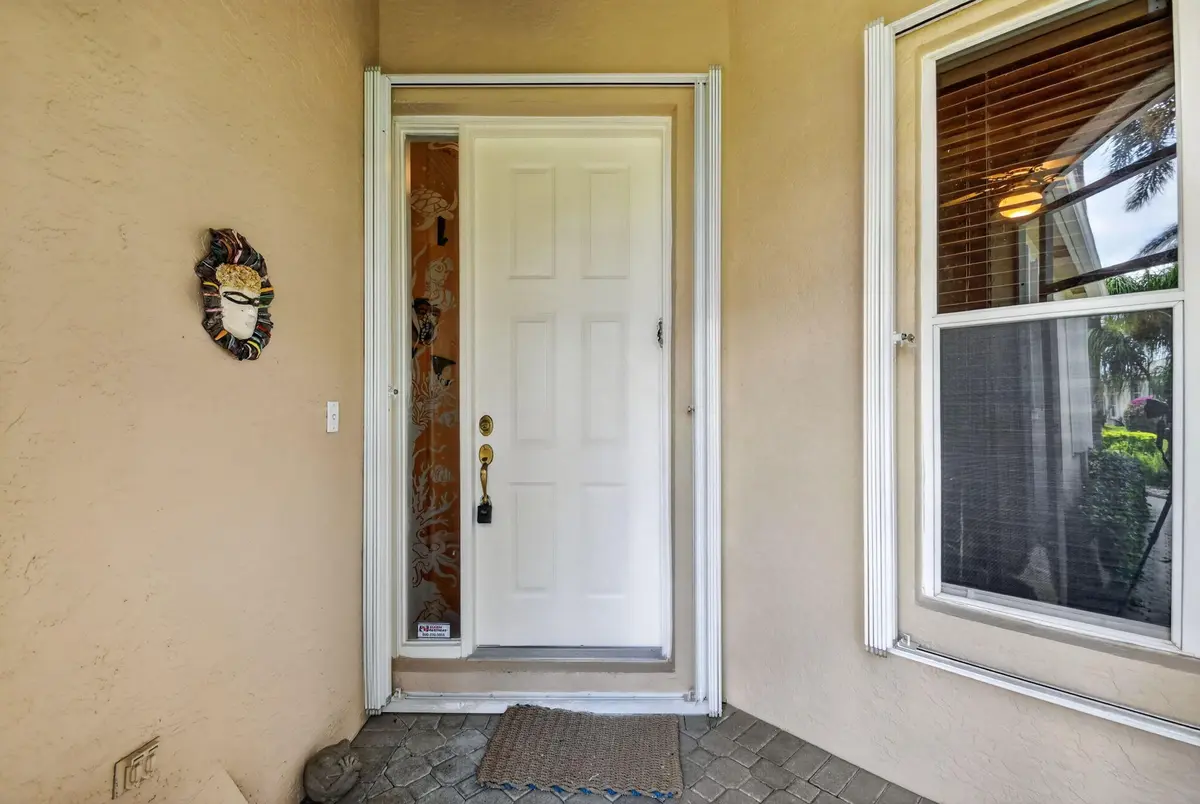 front door at 7717 Rockford Road, Boynton Beach
