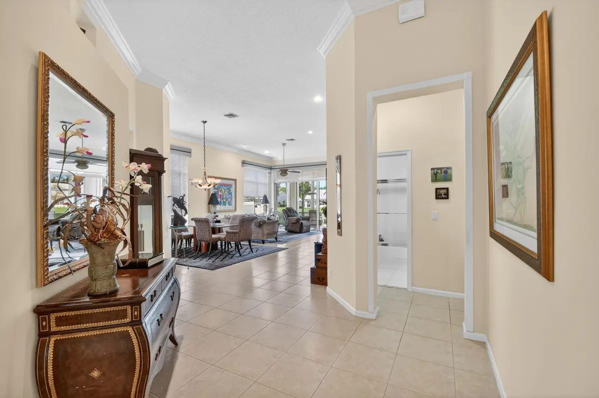 view from foyer at 7717 Rockford Road, Boynton Beach