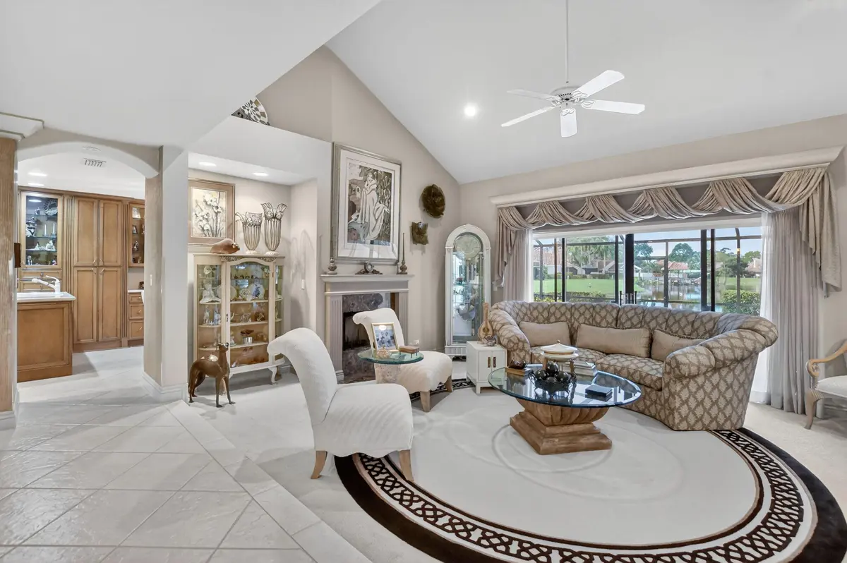 Living area at 22582 Meridiana Drive, Boca Raton