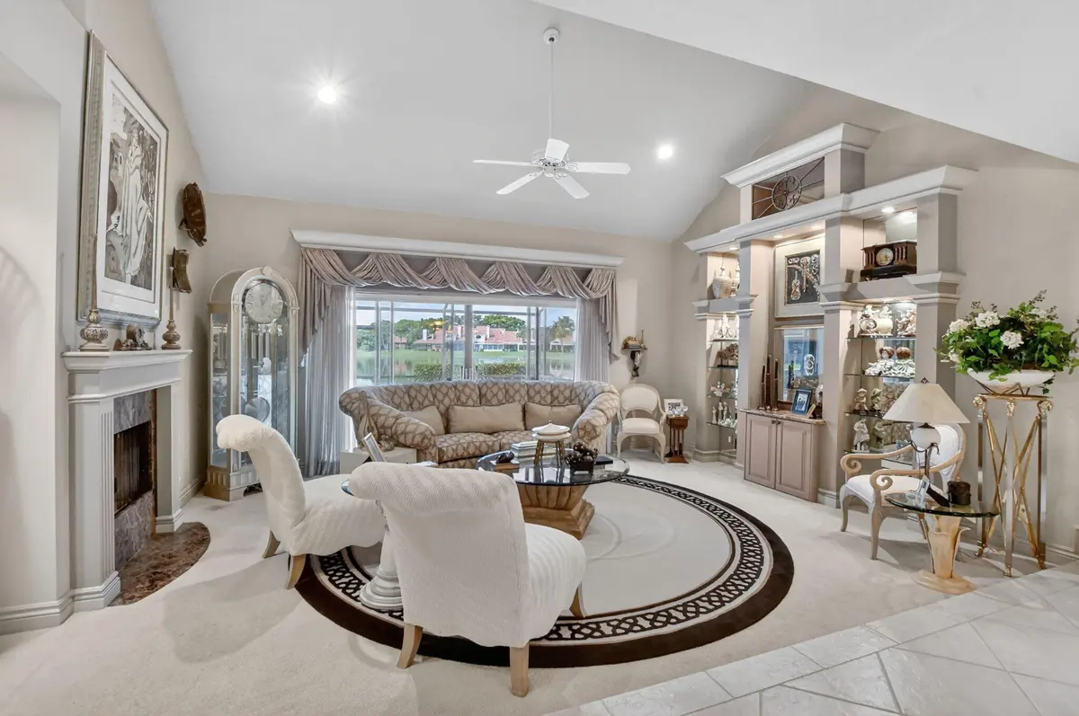 Living area at 22582 Meridiana Drive, Boca Raton