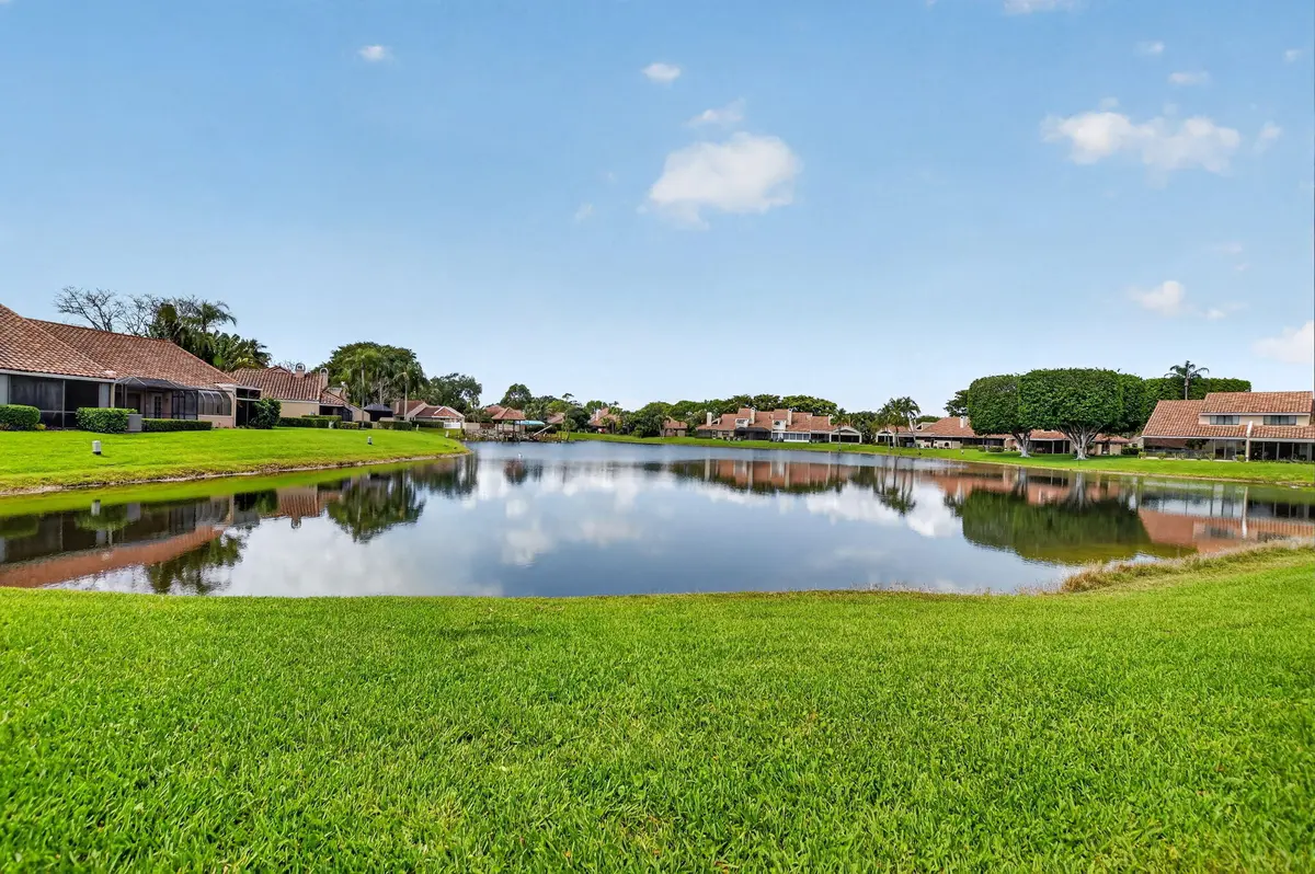 Lake views at 22582 Meridiana Drive, Boca Raton