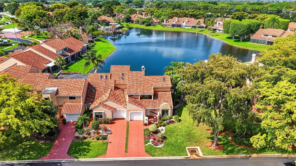 Lake view at 22582 Meridiana Drive, Boca Raton