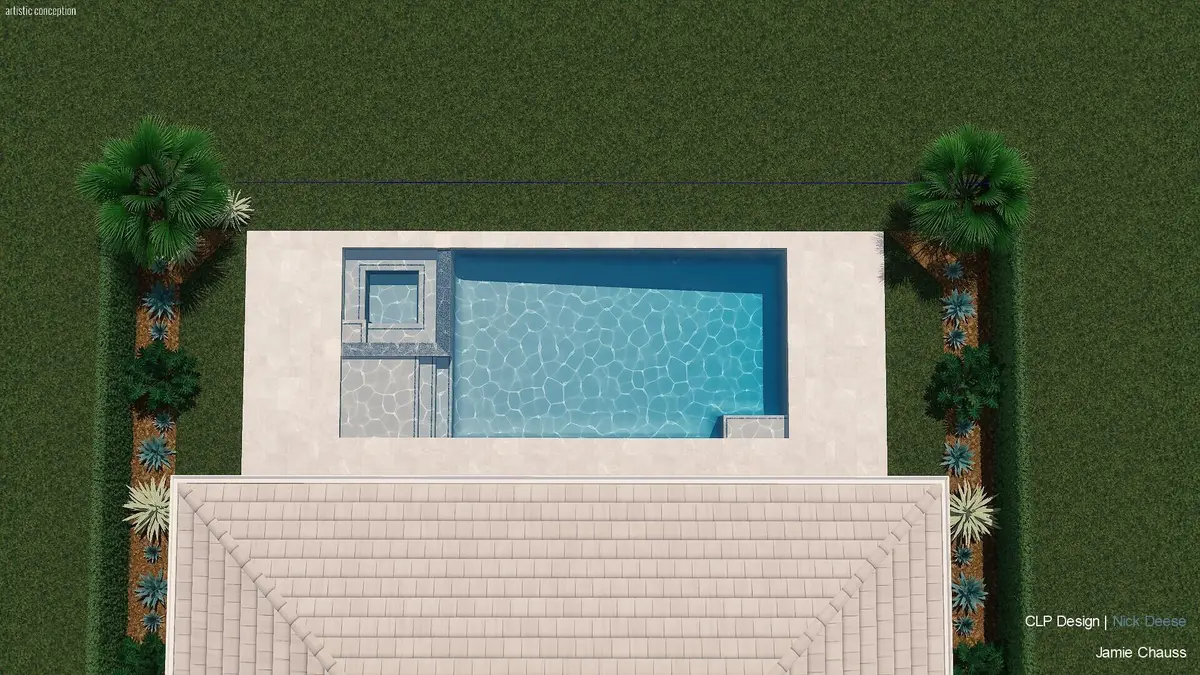 proposed pool at 8629 SW Cantante Way, Port St. Lucie