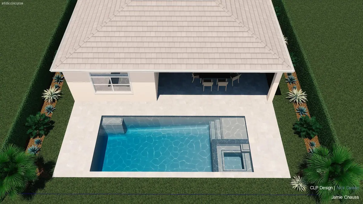 proposed pool at 8629 SW Cantante Way, Port St. Lucie