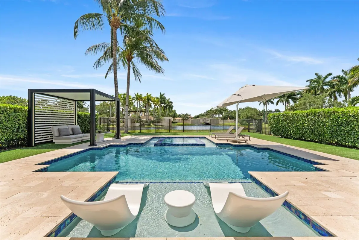 WATERFRONT YARD at 8980 Little Falls Way, Delray Beach