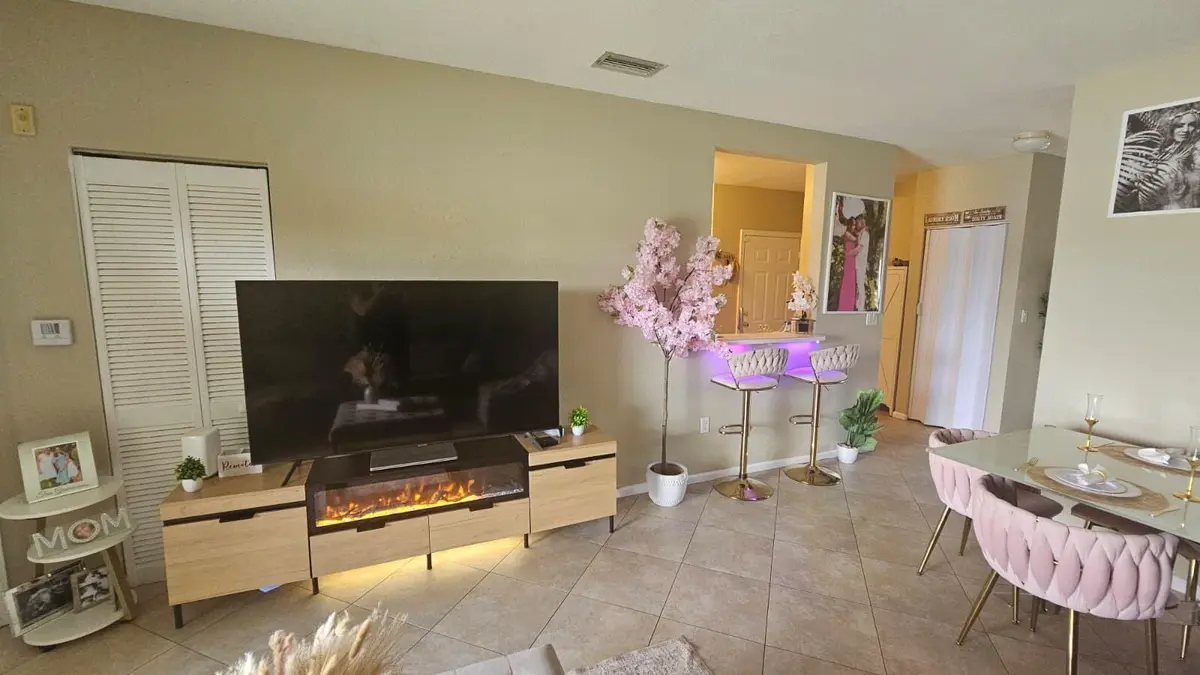 1145 living room at 1145 Golden Lakes Boulevard 725, West Palm Beach