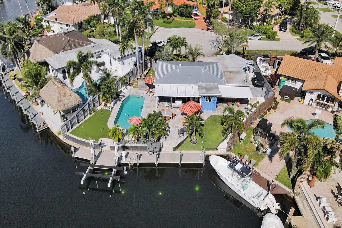 Aerial View of Homesite at 1221 SE 3rd Avenue, Pompano Beach