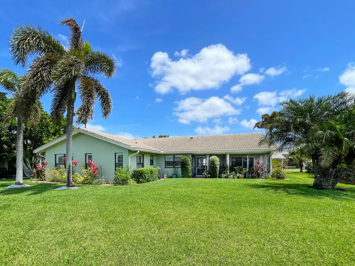 Back of home_ground level at 2306 SW Creekside Drive, Palm City