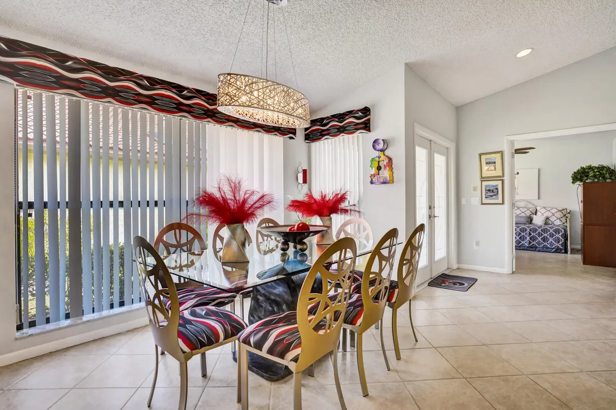 Dining Room at 11162 Clover Leaf Circle, Boca Raton
