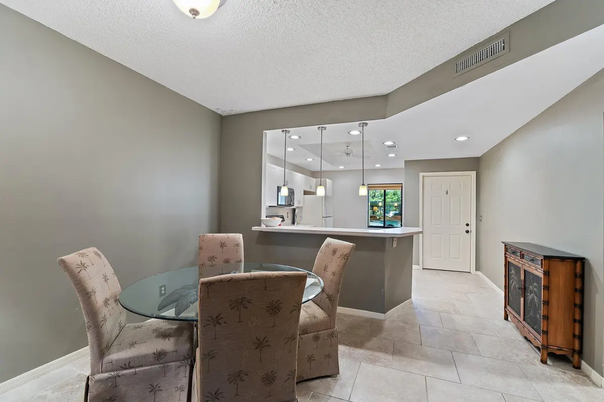 Dining Area at 6503 SE Williamsburg Drive 104, Hobe Sound